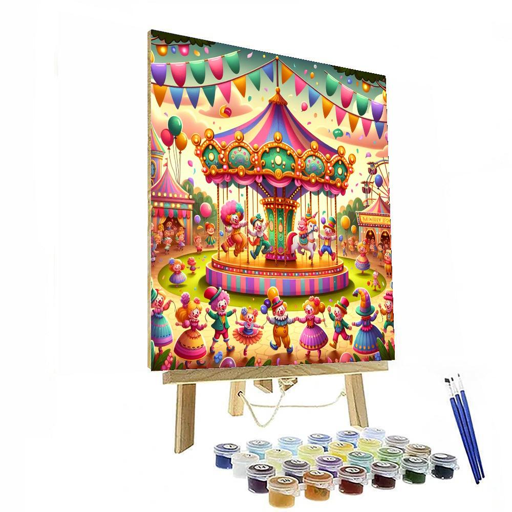 Magic Kingdom Carnival Painting Number Kit