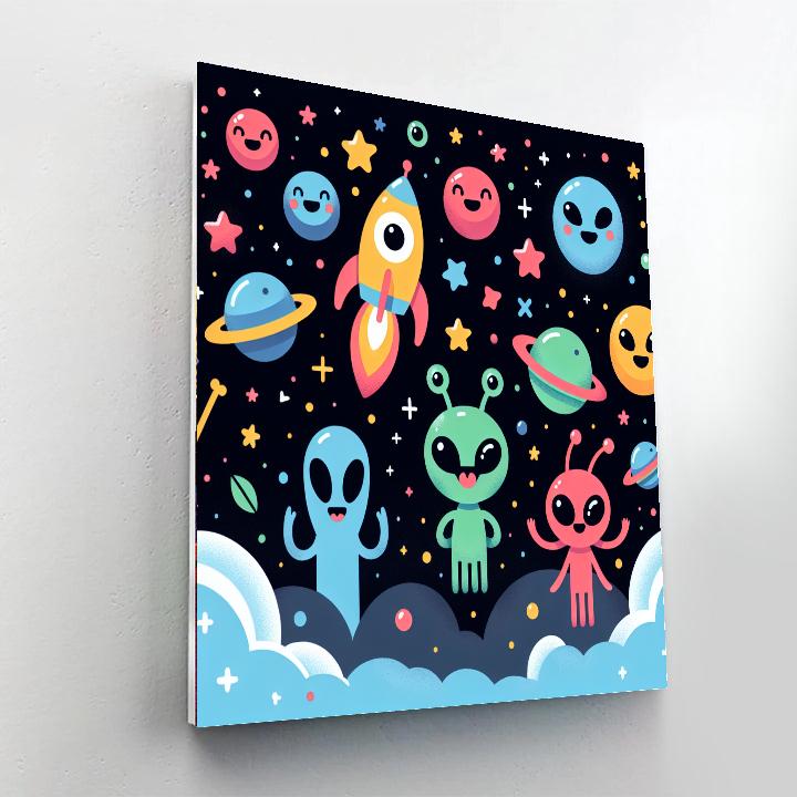 Magical Adventure In Space Paint By Number