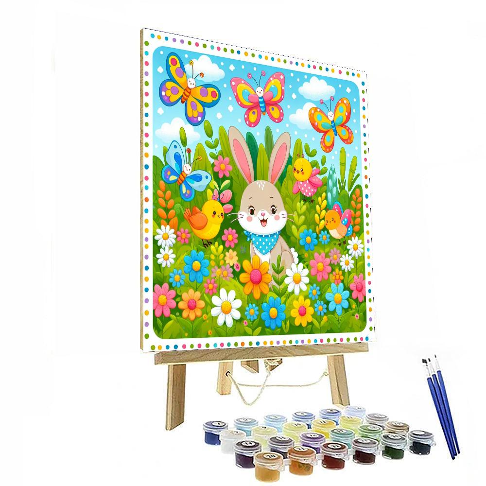 Cute Animal Garden Paint By Numbers