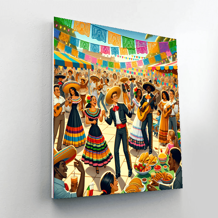 Cinco De Mayo Number Painting