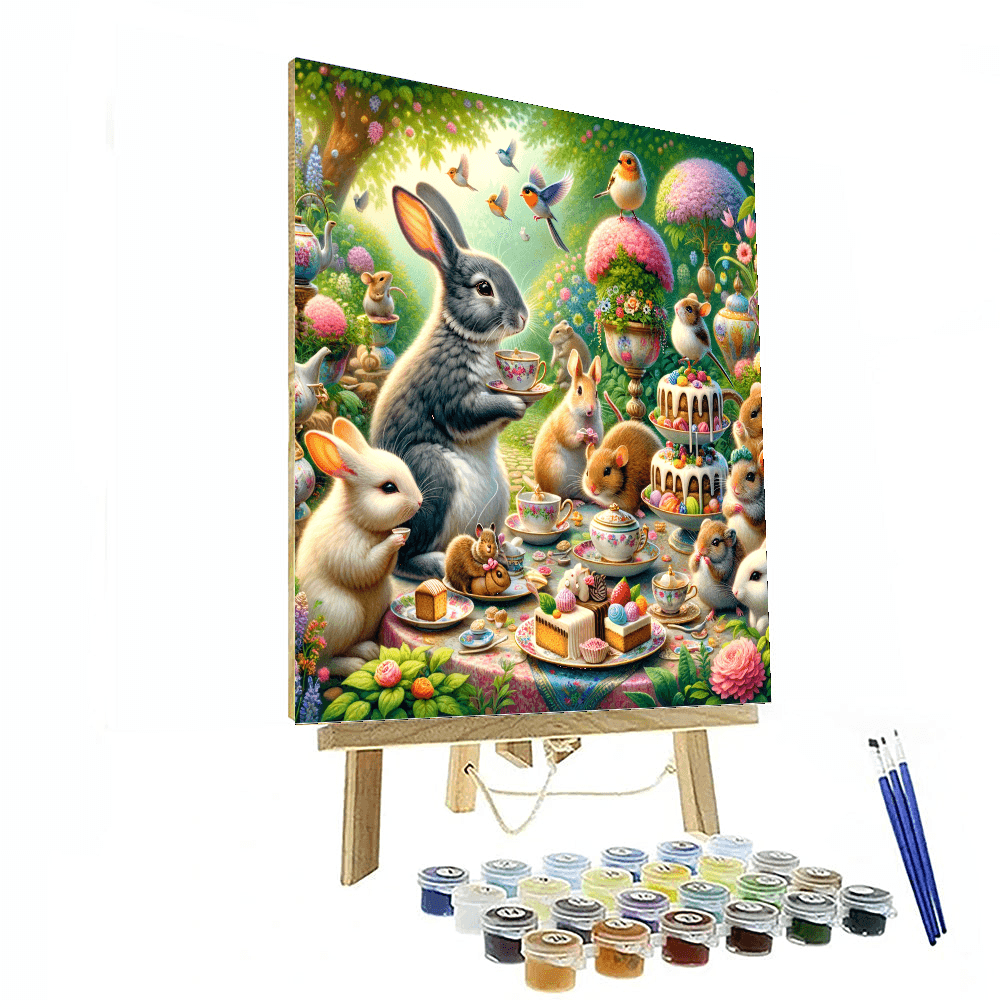 Whimsical Enchanted Tea Party - DIY Painting By Numbers Kit