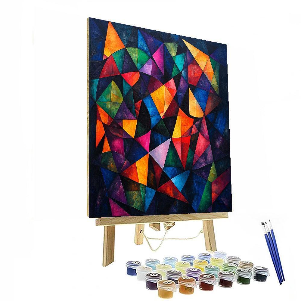 Kazimir Malevich Inspired Reflections On Abstraction  Number Painting