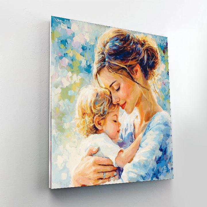 A Mother’s Warm Embrace Numbered Painting Kits