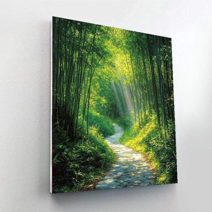 Bamboo Grove - Arashiyama Paint By Numbers