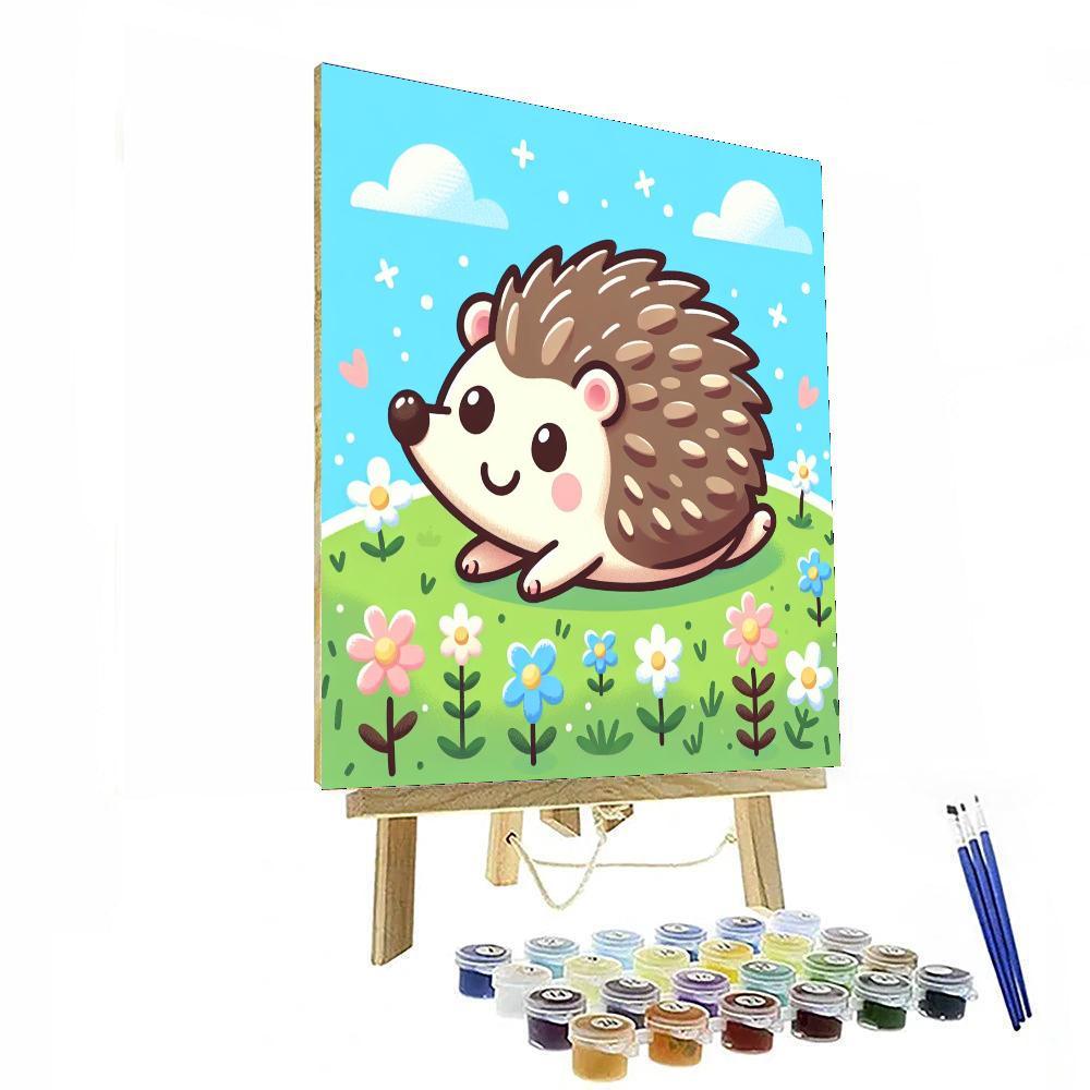 Bouncy Hedgehog Paint By Numbers Kits