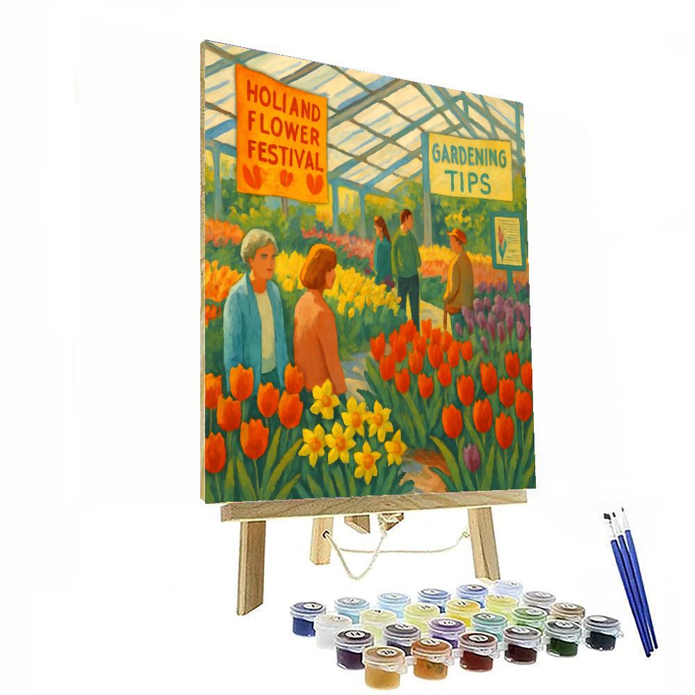 Holland Flower Festival - Noordoostpolder, Netherlands Numbered Painting Kits