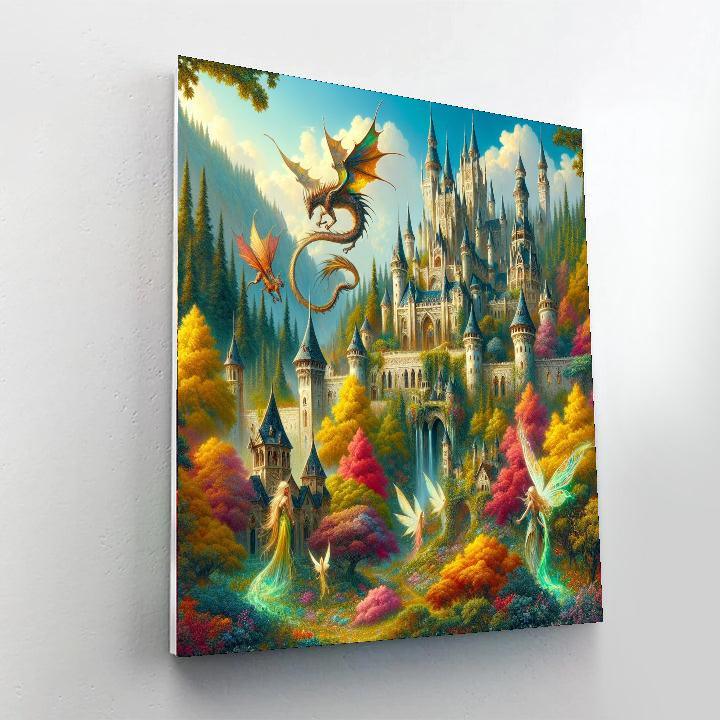Magical Kingdom For Young Adventurers Numbered Painting Kits