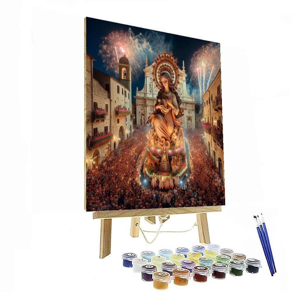 Festa Della Madonna Bruna - Matera DIY Paint By Numbers
