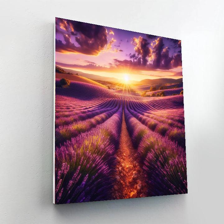 Sunlit Provence Lavender Paint By Numbers Kits