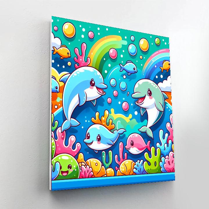 Friends Of The Ocean Painting Number Kit