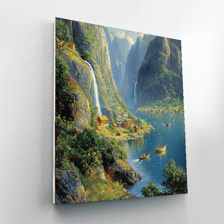 Fjords Of Norway Paint By Numbers