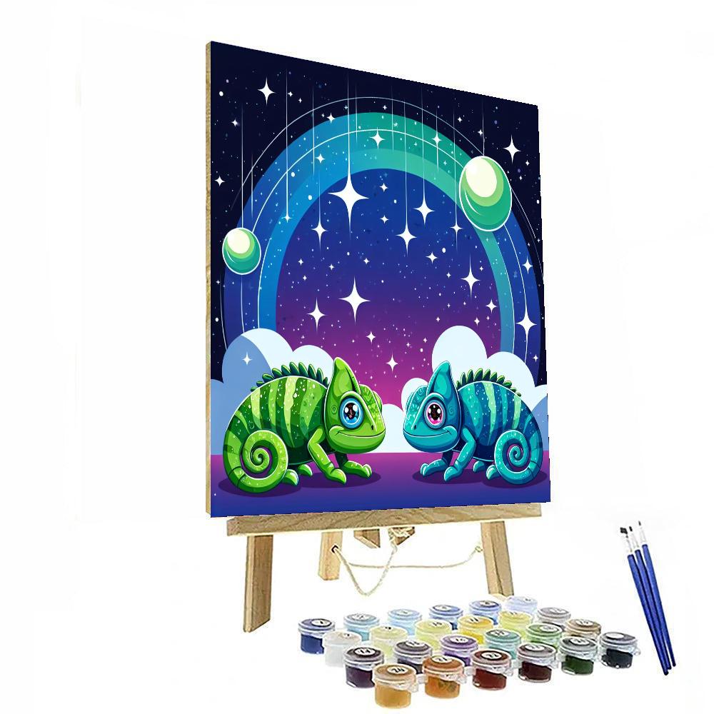 Cosmic Chameleons Paint By Numbers
