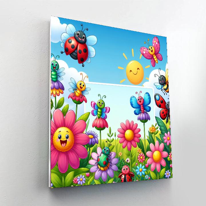 Cuddle Bugs Number Painting