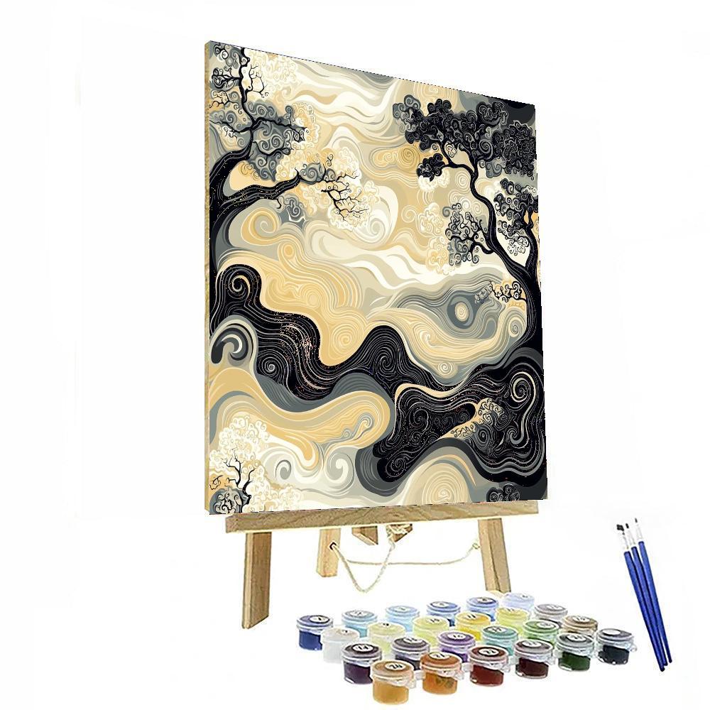 M.C. Escher Inspired Fractal Landscapes  Paint By Numbers Kits