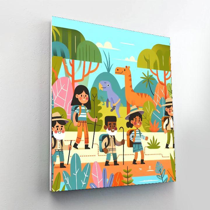 Jungle Explorers In The Wild Paint By Numbers Kits