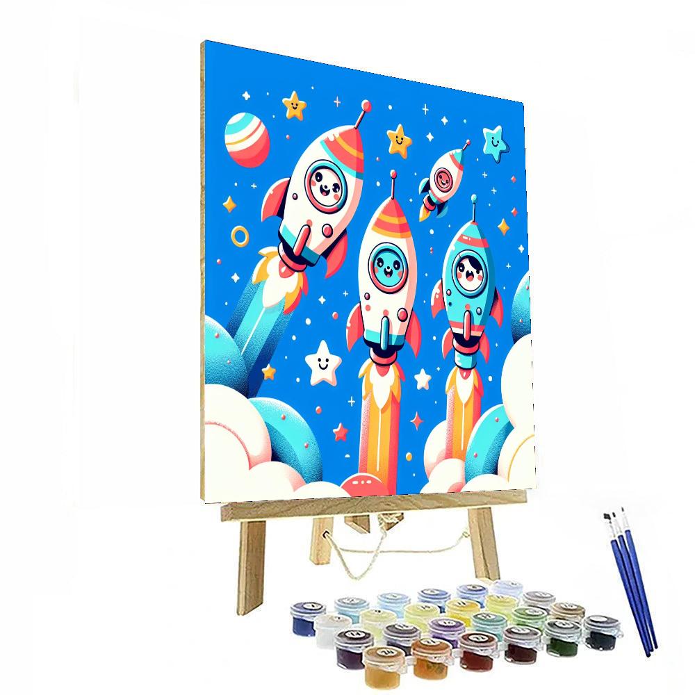 Rocket Rascals - DIY Painting By Numbers Kit – Artistry Rack