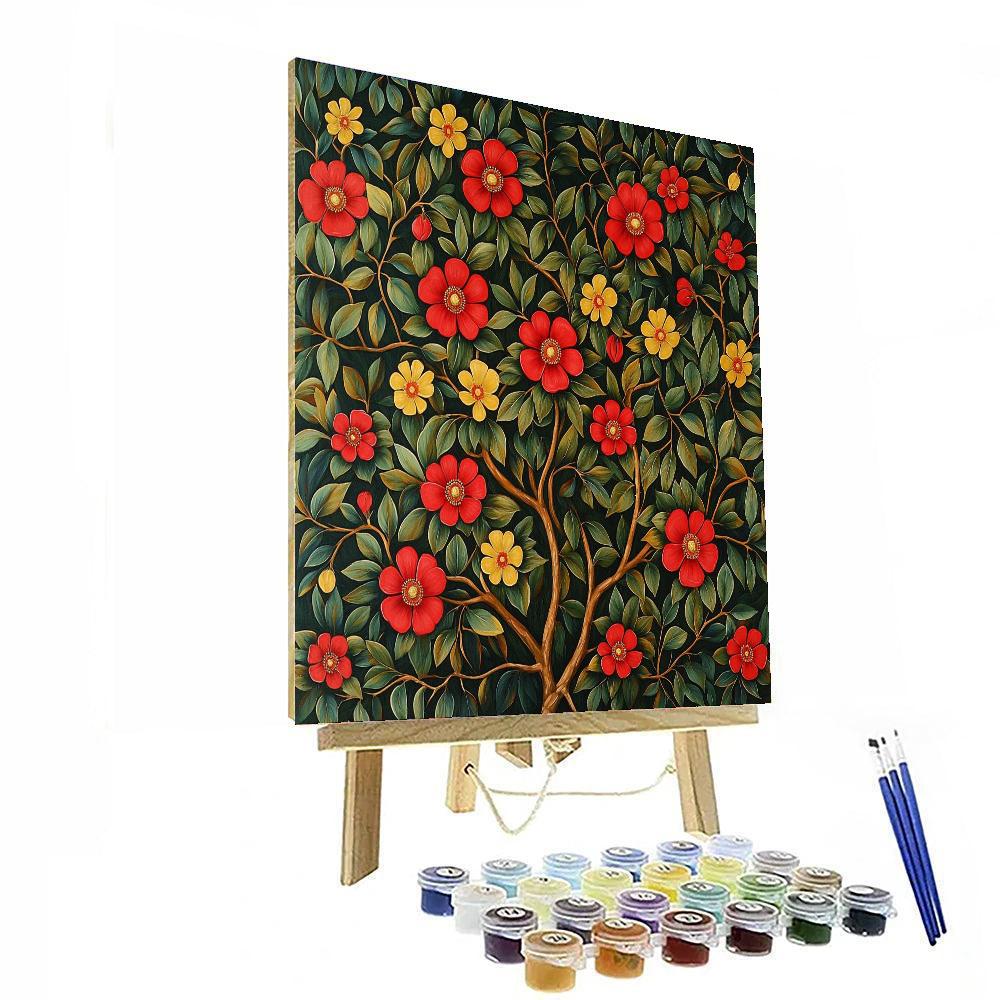 Frida Kahlo Inspired Mystic Blooms  Numbered Painting Kits