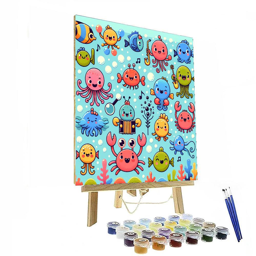 Ocean Orchestra Painting Number Kit