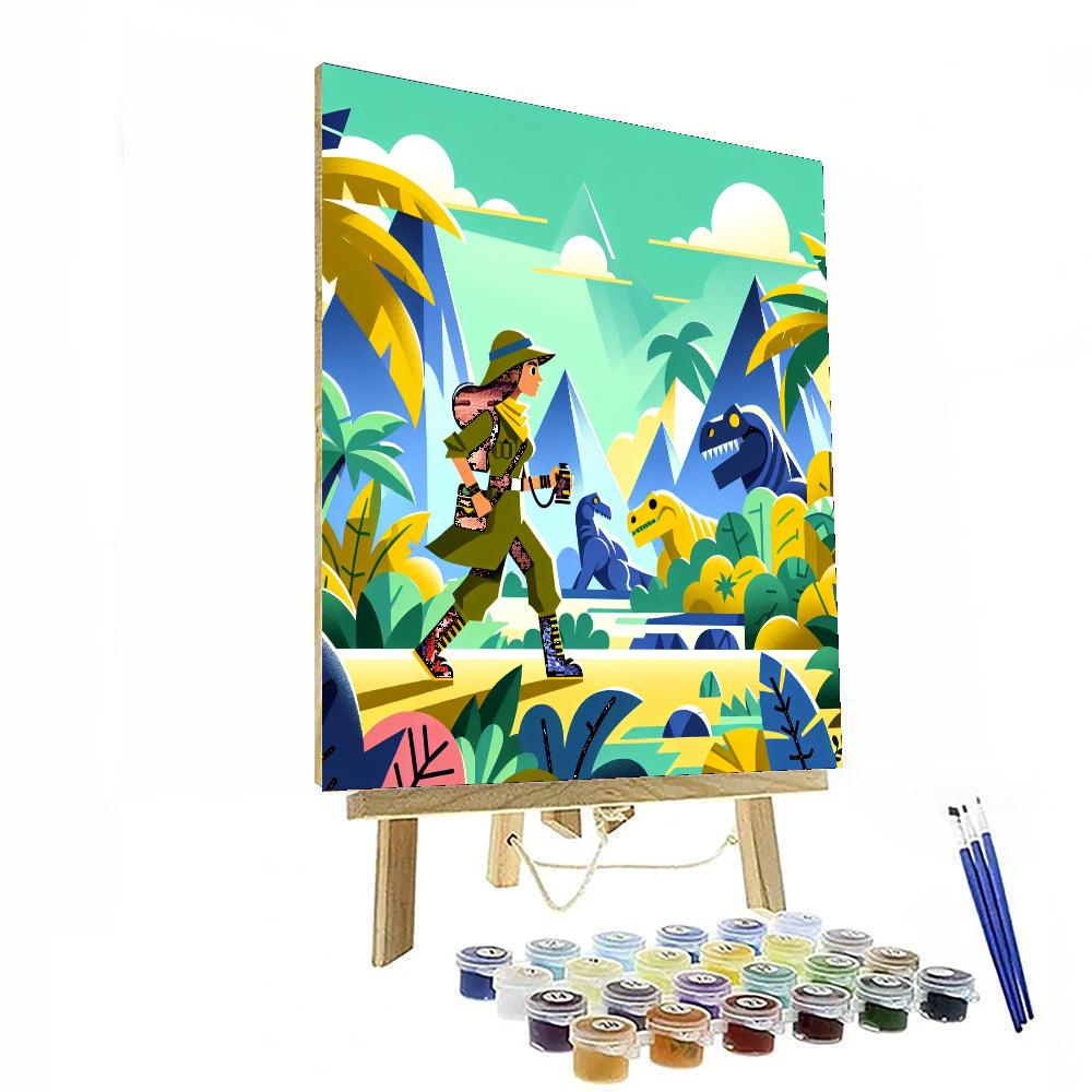 Explorer's Adventure Paint By Numbers Art