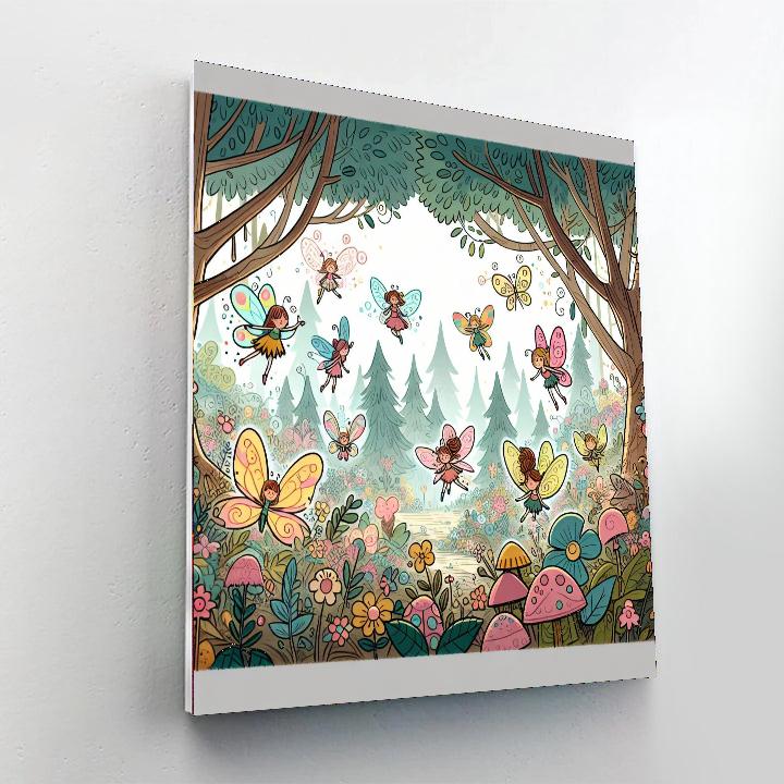 Mysterious Fairy Tale Forest Painting By Numbers Kit