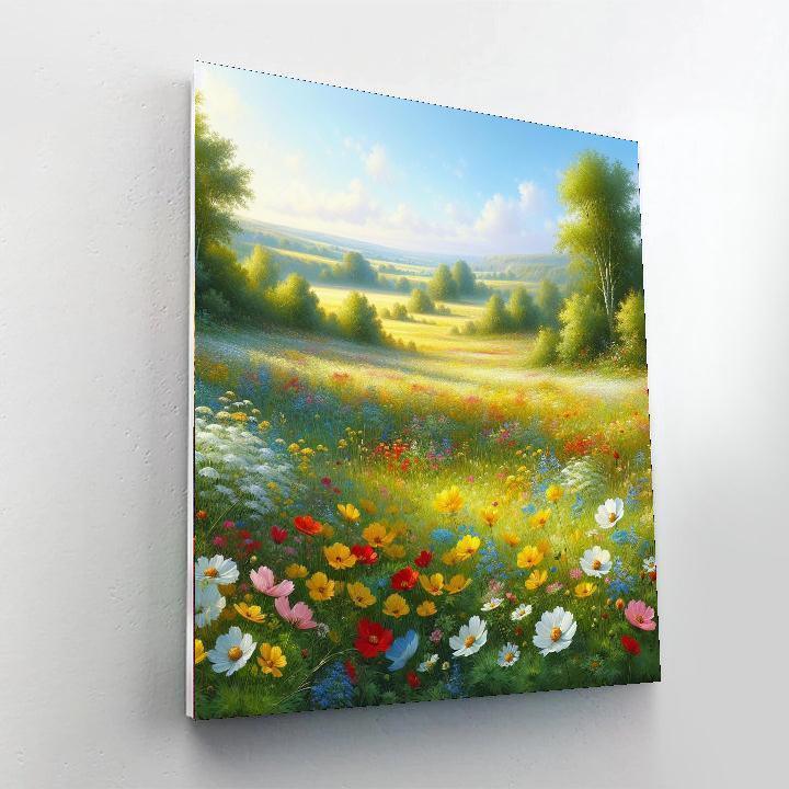 Meadow Breeze Escapade Number Painting