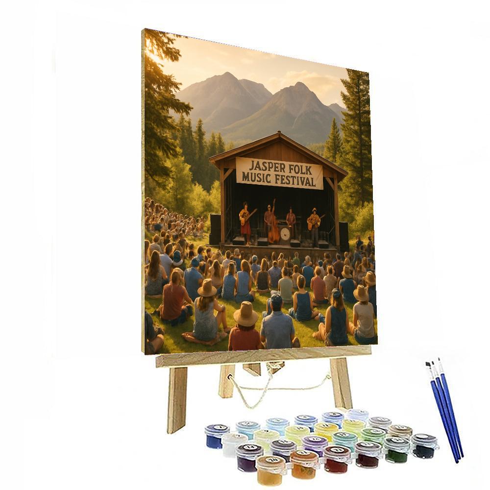 Jasper Folk Music Festival Numbered Painting Kits