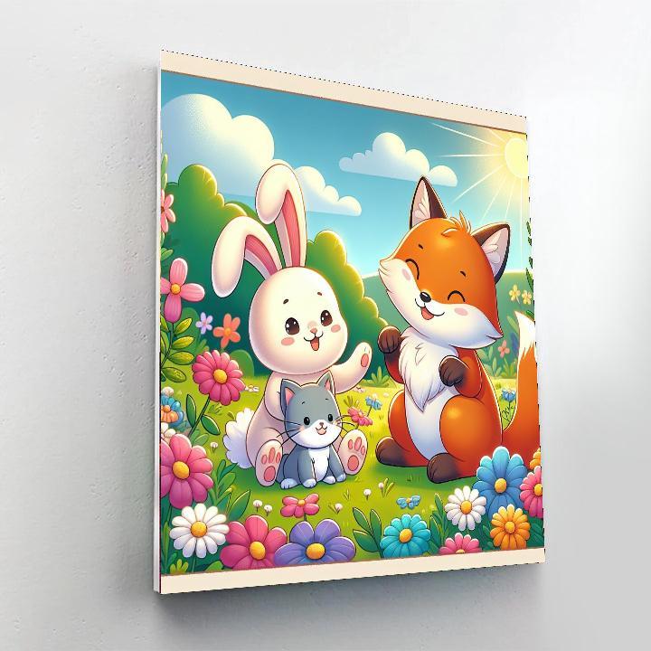 Charming Animals Paint By Numbers Kits