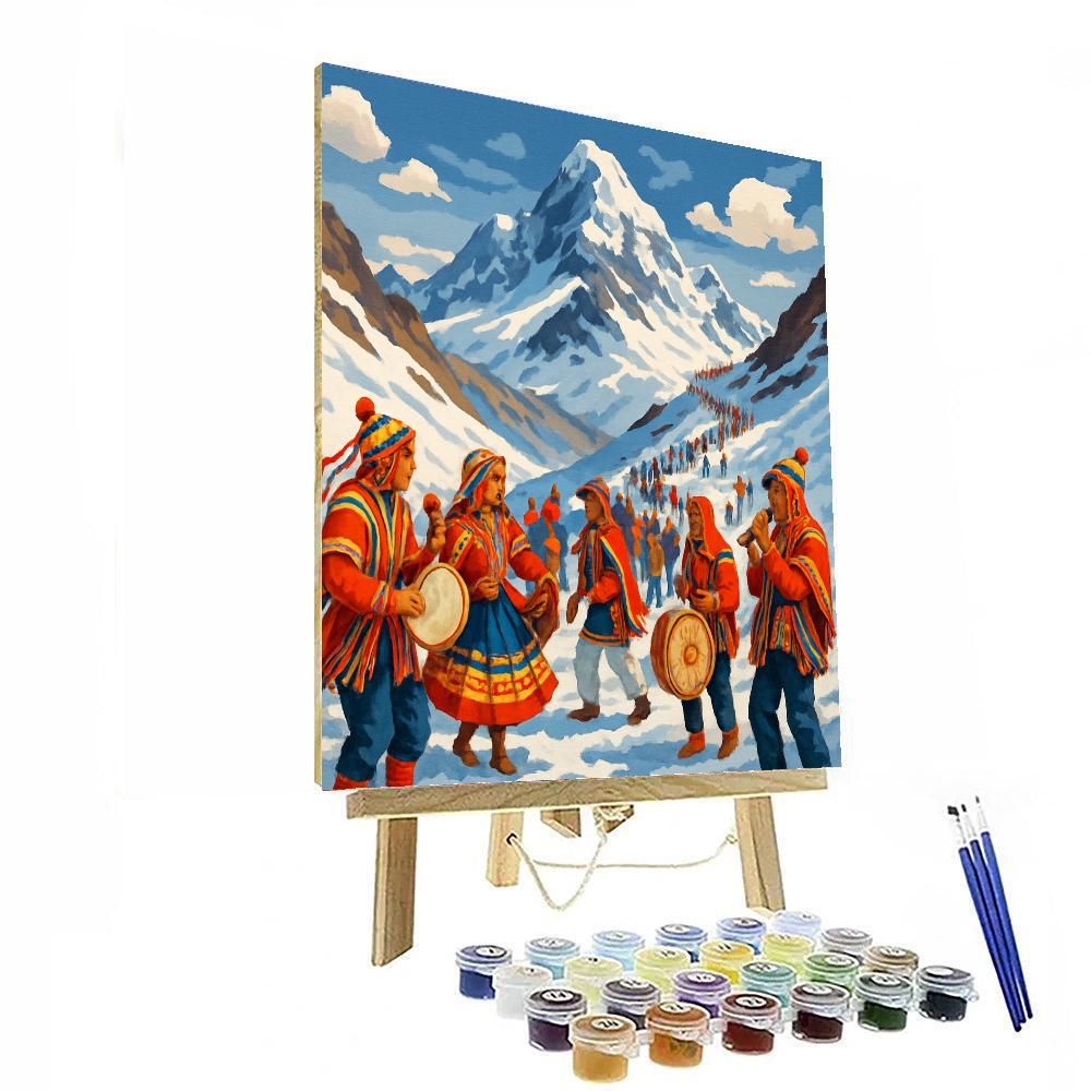 Qoyllur Rit'i - Andes Mountains DIY Paint By Numbers