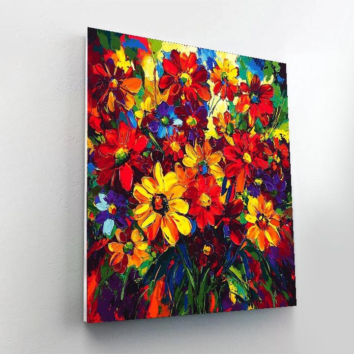 Frida Kahlo Inspired Emotional Blossoms  Painting By Numbers Kit