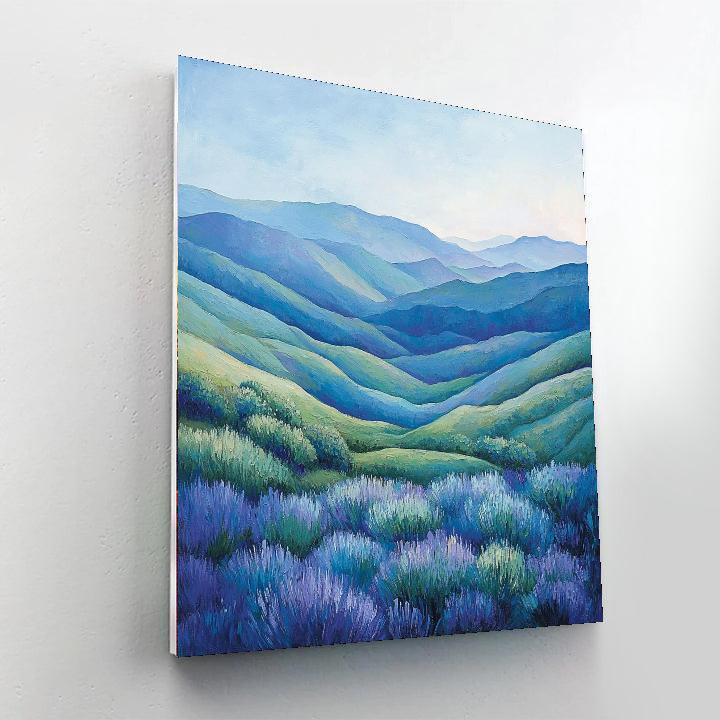 Paul Cézanne Inspired Ethereal Valley  Paint By Number