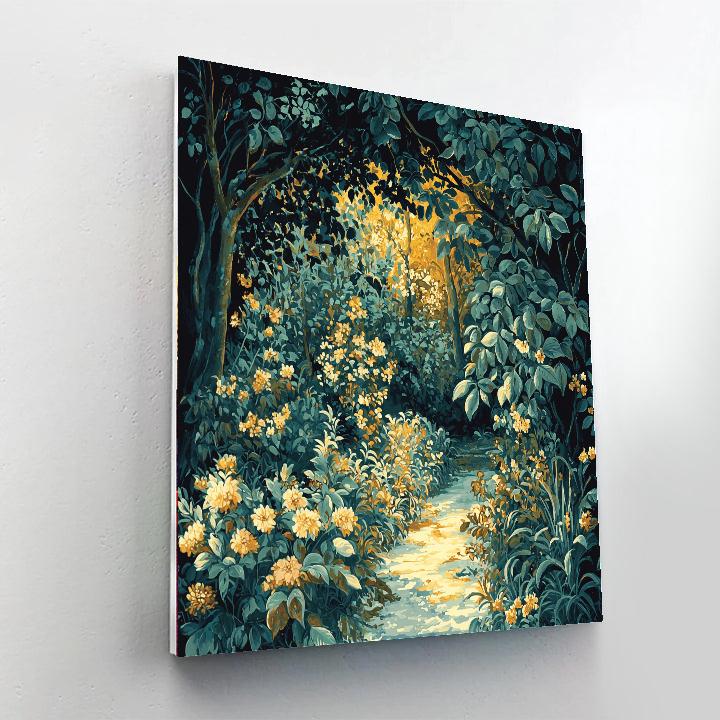 Sandro Botticelli Inspired Gilded Gardens  Paint By Number