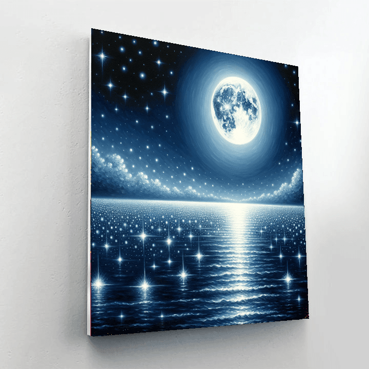 Dreamy Stargazing Night Numbered Painting Kits