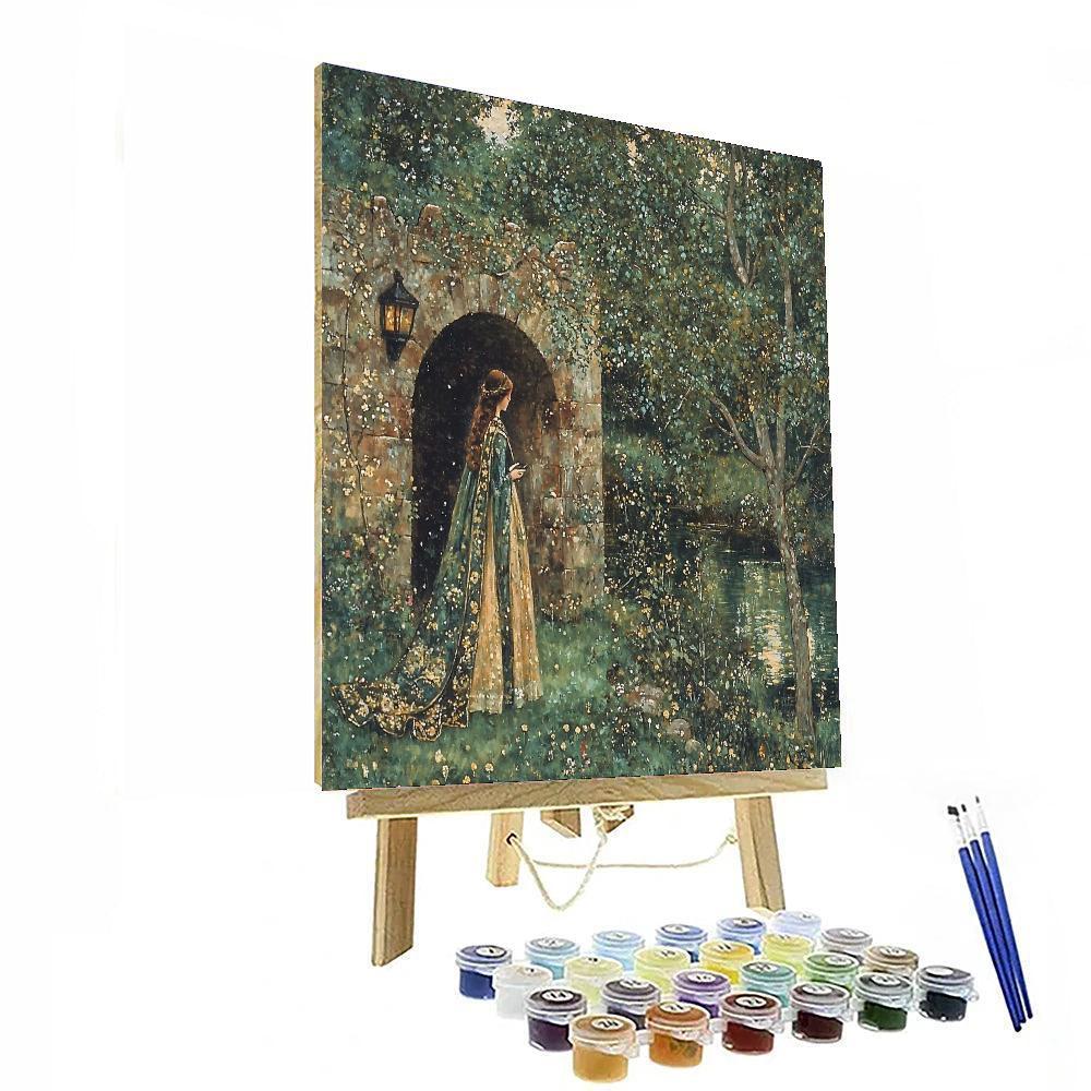 John William Waterhouse Inspired Ethereal Enchantment  Numbered Painting Kits