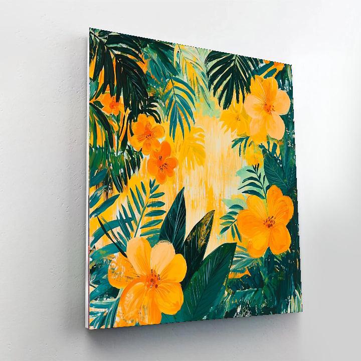 Frida Kahlo Inspired Sunlit Fragrance Of Yucatan  Painting Number Kit