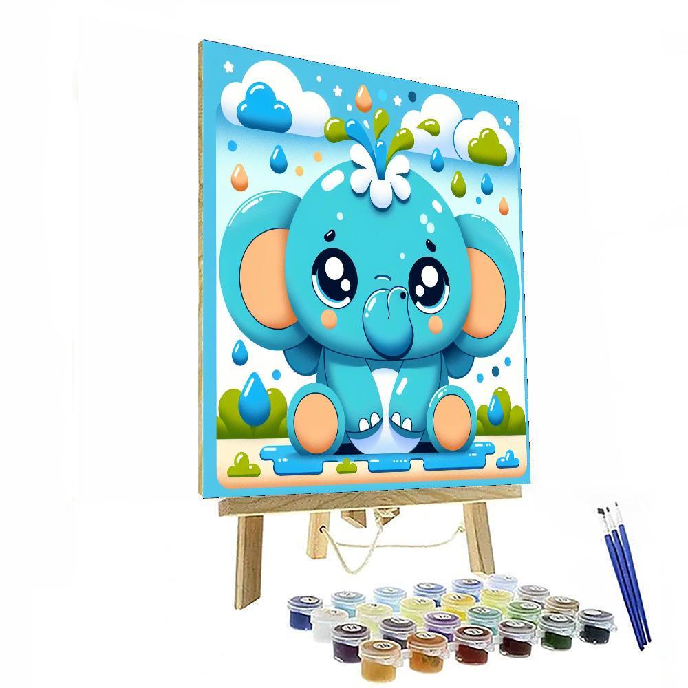 Jolly Elephant Paint By Number