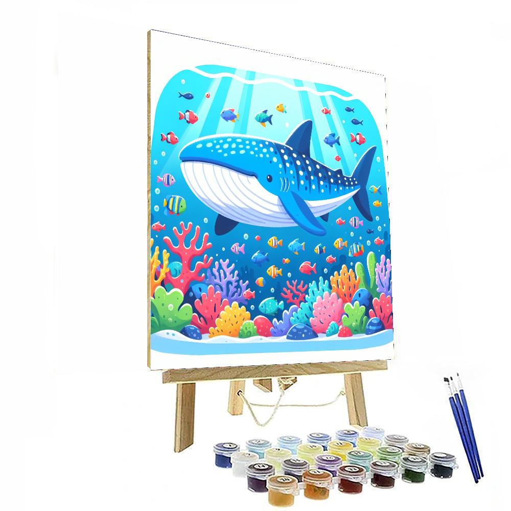 Wacky Whale Shark Number Painting