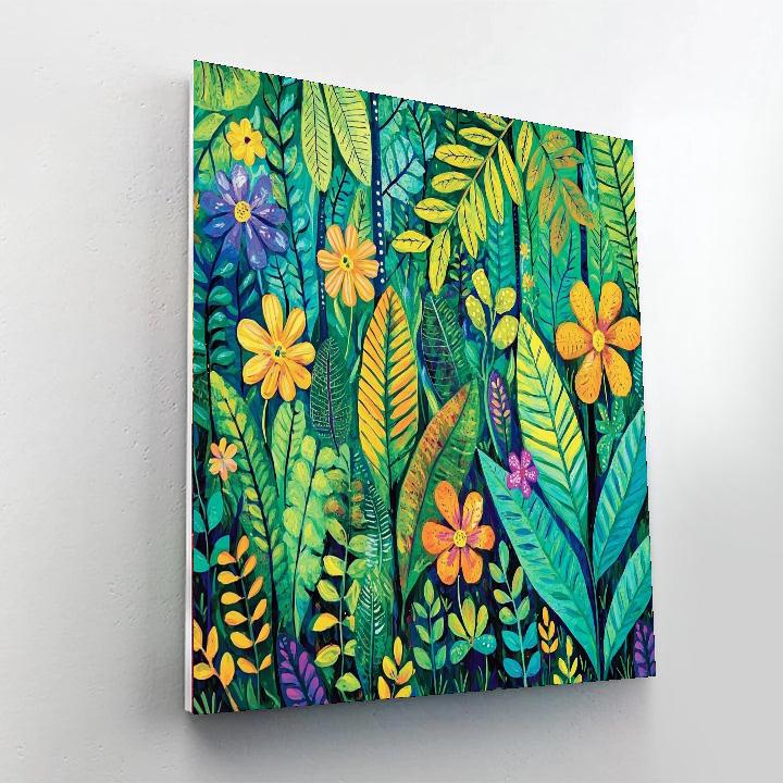 Frida Kahlo Inspired Heart Of The Forest  Numbered Painting Kits