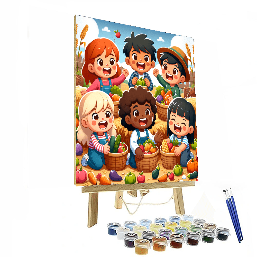Cheerful Harvest Festival Paint By Color