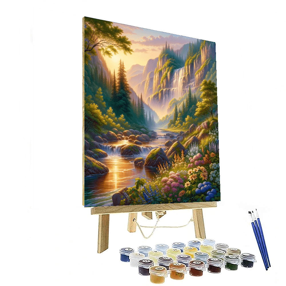 Serene Mountain Retreat - DIY Painting By Numbers Kit – Artistry Rack