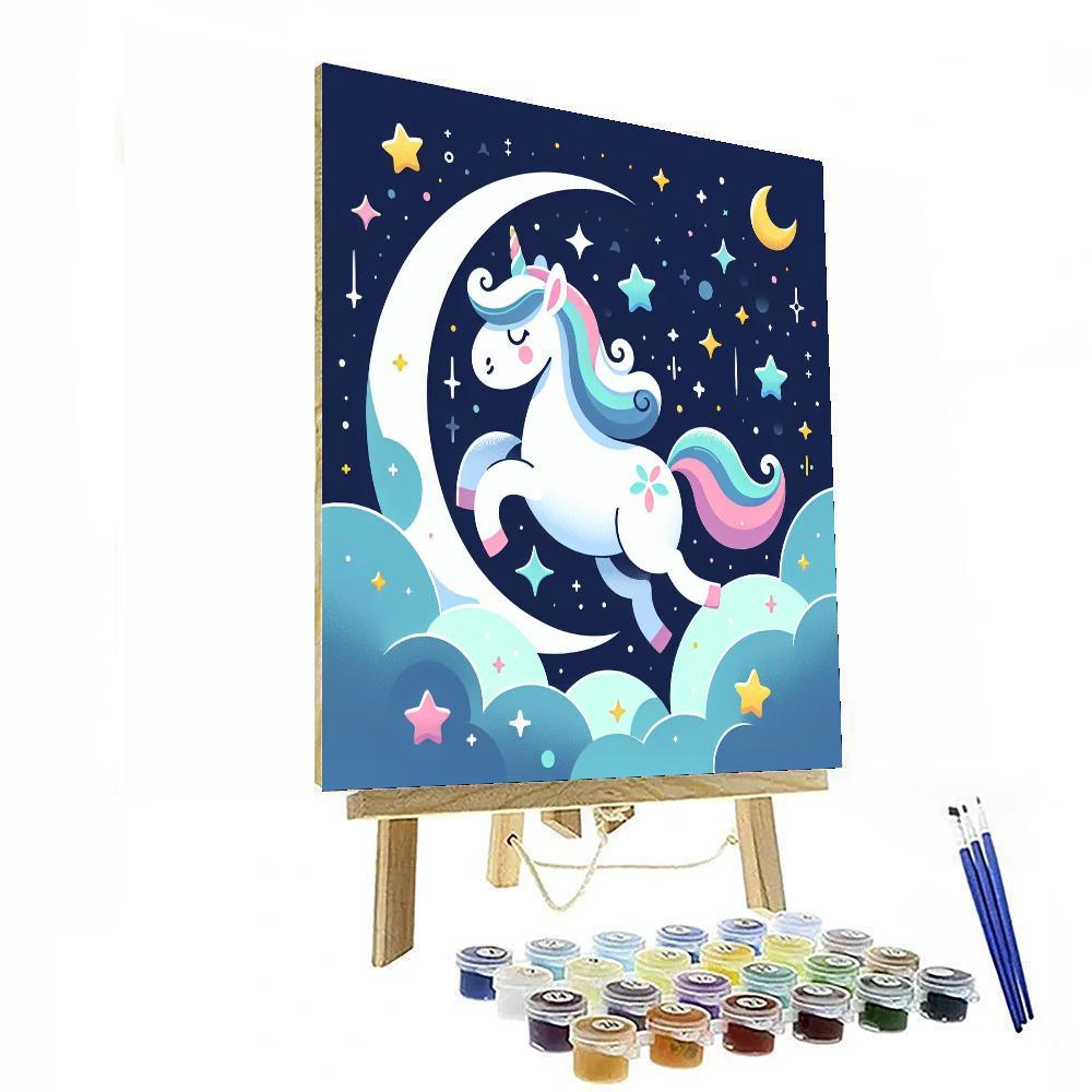 Magical Star Unicorn Paint By Color