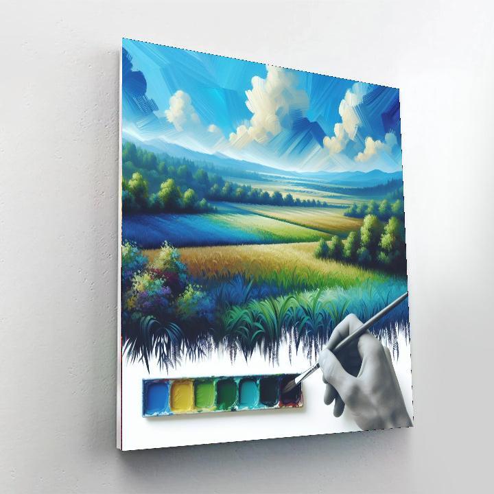 Sapphire Sky Escape Paint By Number