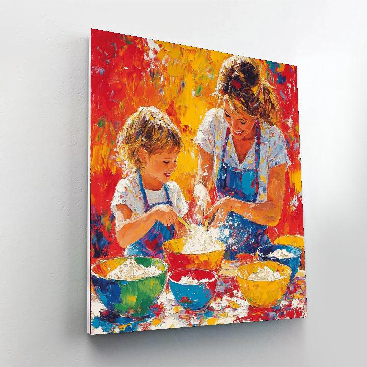 Cherished Times In The Kitchen Number Painting