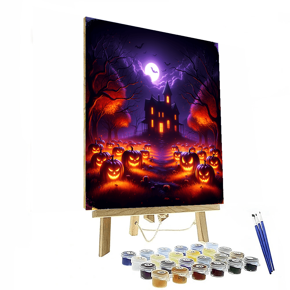 Halloween Night Delight Numbered Painting Kits