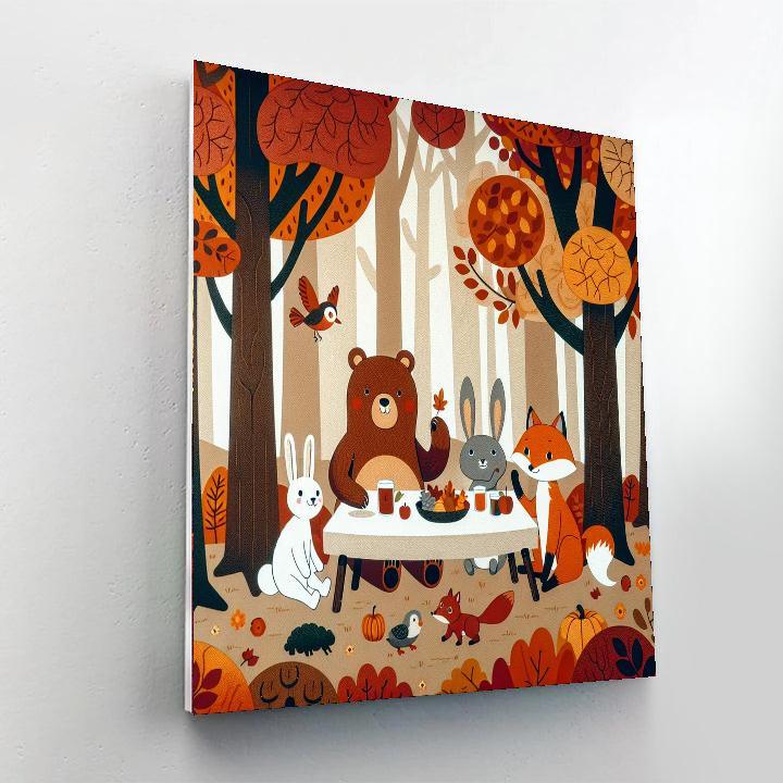 Fantastic Forest Feast Paint By Color