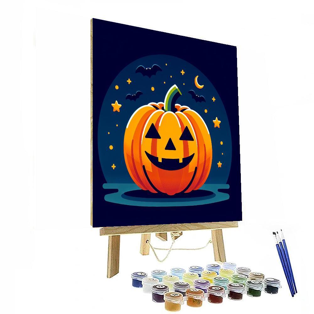 Jolly Jack-o'-lantern Numbered Painting Kits