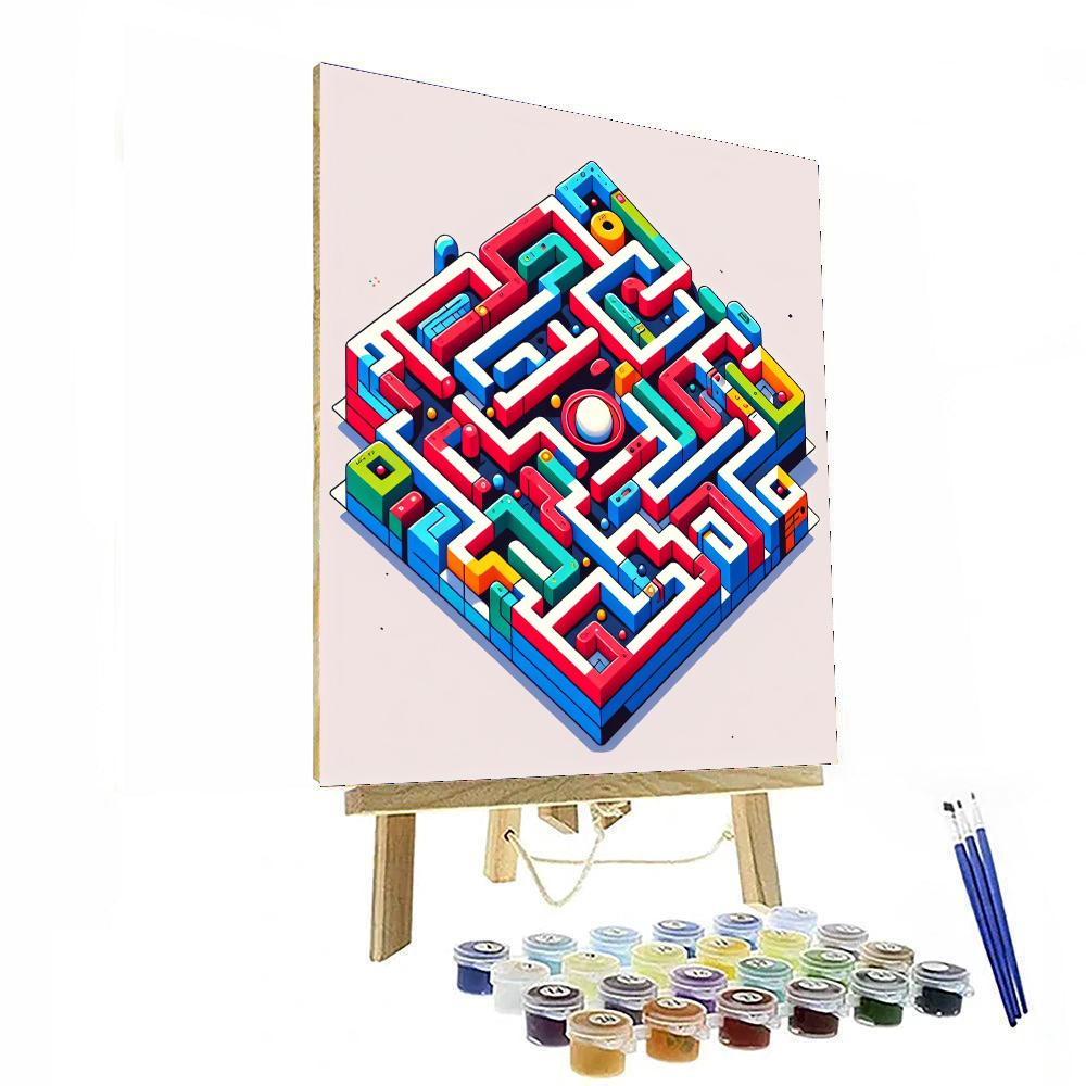 Marble Maze Masterpiece Paint By Color
