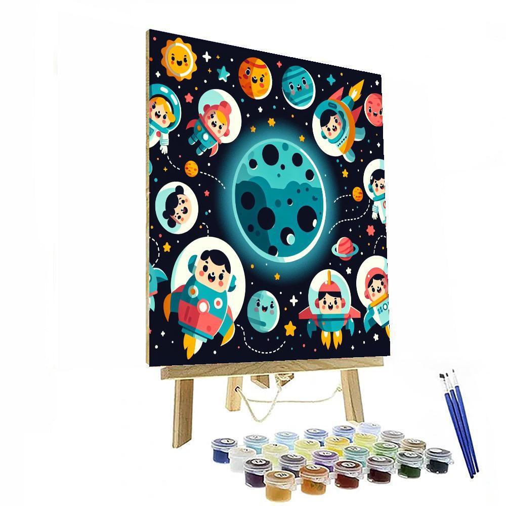 Exploration Of Outer Space Paint By Numbers Kits