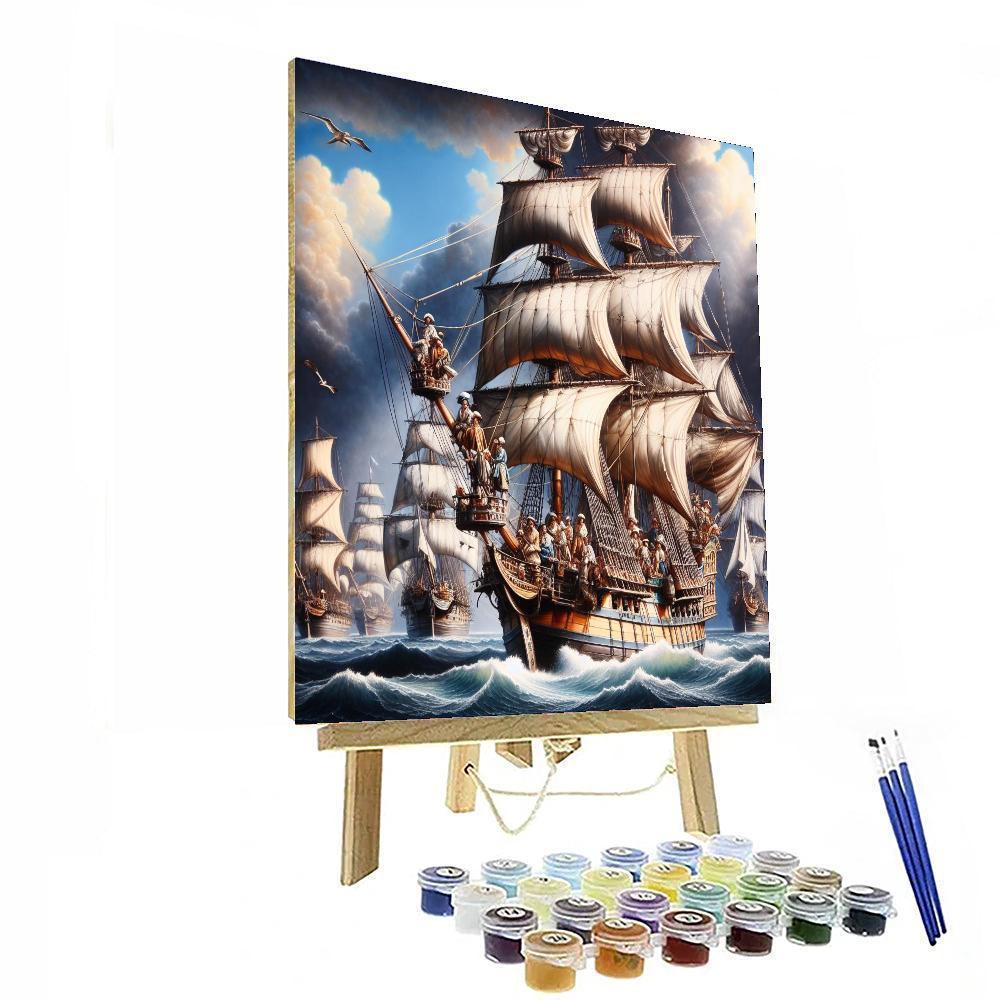 Historic Maritime Journey DIY Paint By Numbers