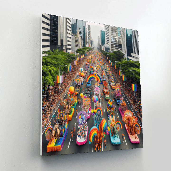 Pride Parade - São Paulo, Brazil Paint By Number