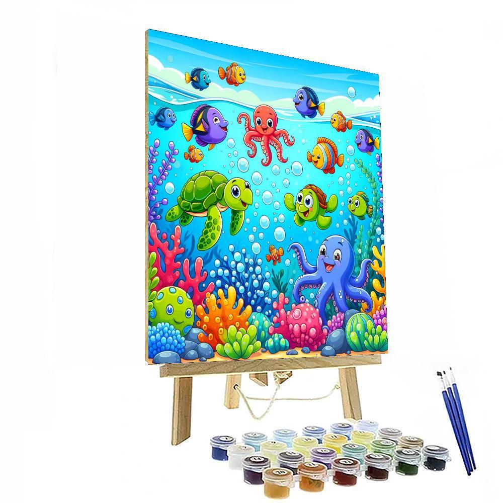 Joyful Underwater Kingdom Paint By Number